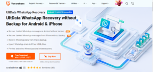 ultdata whatsapp recovery